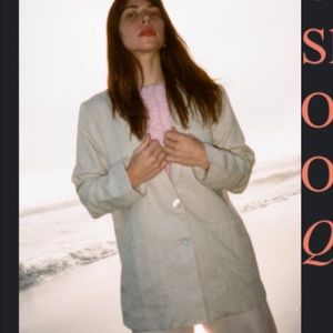 Lisa says gah oatmeal Charlie holiday oversized blazer